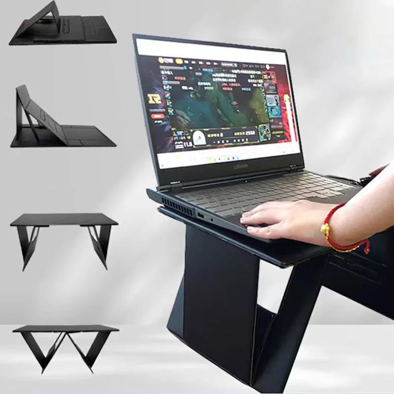Foldable Laptop Desk Portable Adjustable Mini Laptop Stand Desk For