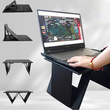 Foldable Laptop Desk Portable Adjustable Mini Laptop Stand Desk For