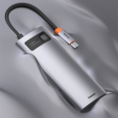 USB Type C 5-1 Docking Station Space Grey